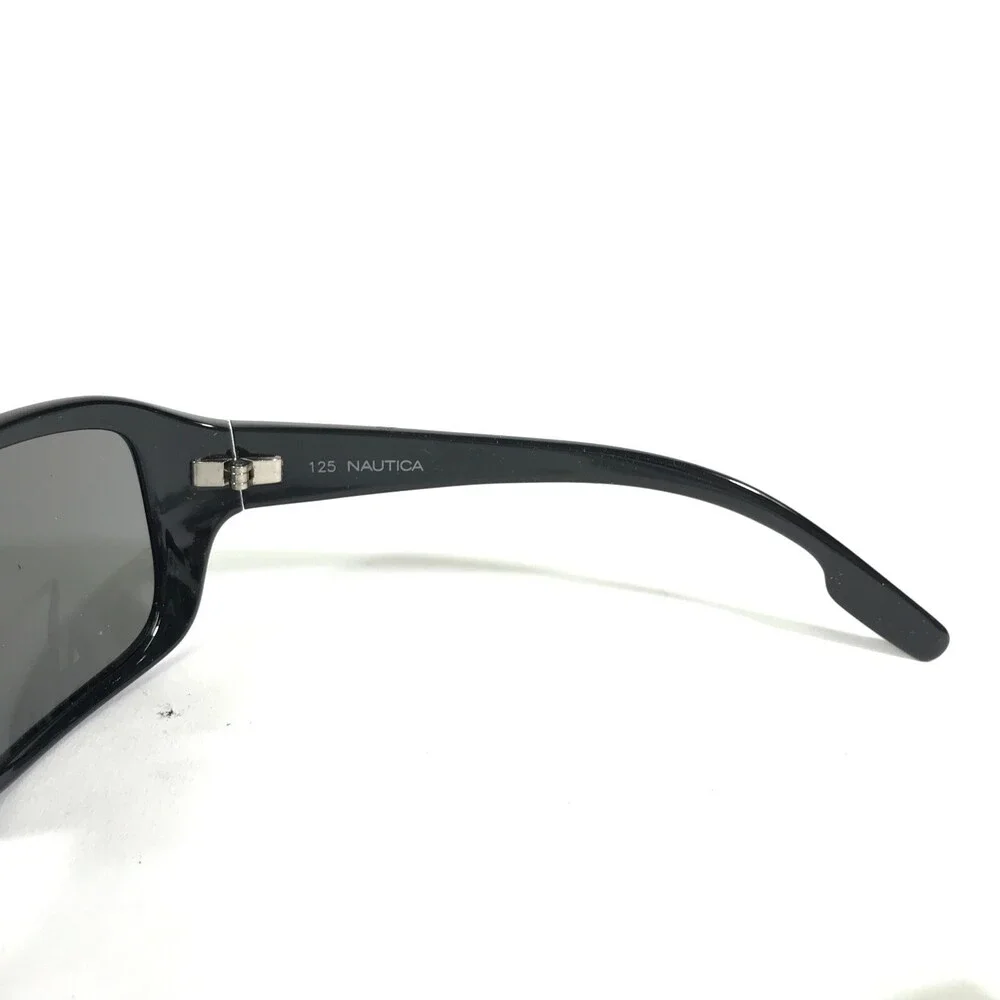 Nautica Sunglasses ST.CROIX 300 Black Square Frames with Gray Lenses 61-16-125